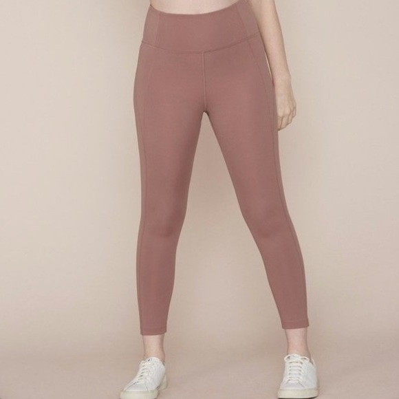 Girlfriend Collective Compressive High-rise Legging - Rose Quartz - Picture 2 of 8
